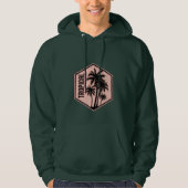 Tropische Palm Tree Hoodie - Relaxed Island Vibes (Voorkant)