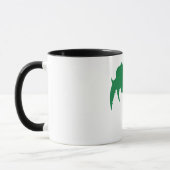 Tropische Palm Tree Silhouette Green Island Beach Mok (Links)