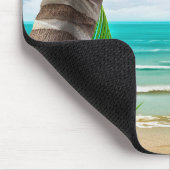 Tropische palm Trees Beach Island Muismat (Hoek)