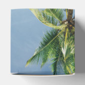 Tropische palm Trees Beach Wedding Bedankdoosjes (Bovenkant)