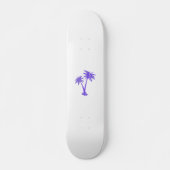 Tropische palm Trees Black Silhouette Persoonlijk Skateboard (Voorkant)