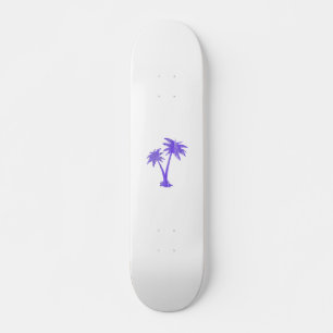 Tropische palm Trees Black Silhouette Persoonlijk Skateboard