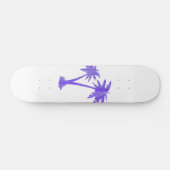Tropische palm Trees Black Silhouette Persoonlijk Skateboard (Horizontaal)