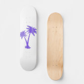 Tropische palm Trees Black Silhouette Persoonlijk Skateboard (Voorkant)
