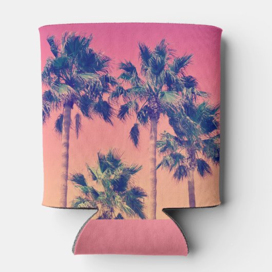 Tropische  Palm Trees Girly Blikjeskoeler (Achterkant)