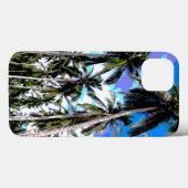 Tropische Palm Trees Patroon Mobiele Telefoon Case (Achterkant (horizontaal))