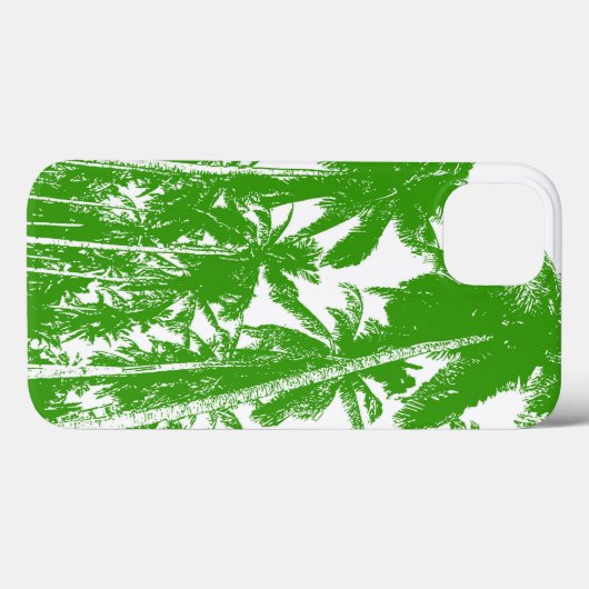 Tropische Palm Trees Patroon Mobiele Telefoon Case (Achterkant (horizontaal))