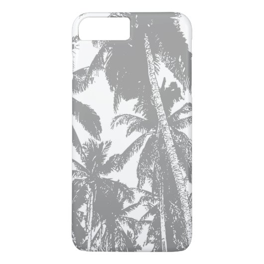 Tropische Palm Trees Patroon Mobiele Telefoon Case (Achterkant)
