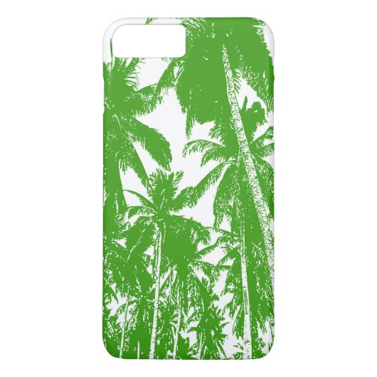 Tropische Palm Trees Patroon Mobiele Telefoon Case (Achterkant)