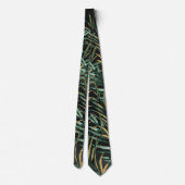 Tropische Palm Trouw Halsband 3 Stropdas (Achterkant)