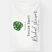 Tropische Palm Trouwfeest Banner (Verticaal)