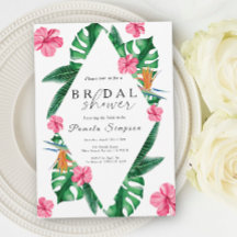 Tropische Palm Waterverf geometrisch Vrijgezellenf