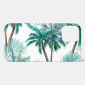 Tropische palm: Waterverf Oerwoud. Case-Mate iPhone Case (Achterkant (horizontaal))