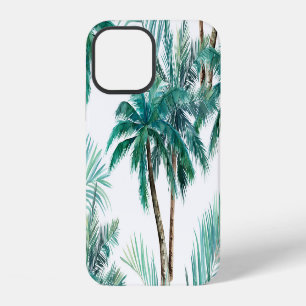 Tropische palm: Waterverf Oerwoud. iPhone 12 Hoesje