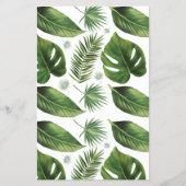 Tropische palm zou ze een Vrijgezellenfeest zijn Flyer (Achterkant)