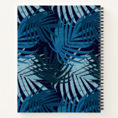 Tropische palmblad patroon geschenklijst notitieboek (Achterkant)