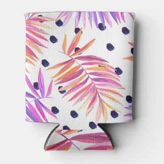Tropische palmbladeren Acrylpatroon Blikjeskoeler