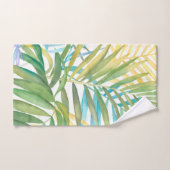 Tropische palmbladeren bad handdoek (Handdoek)
