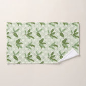 Tropische palmbladeren bad handdoek (Handdoek)