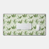 Tropische palmbladeren bureaumat (Keyboard & Muis)