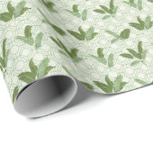 Tropische palmbladeren cadeaupapier (Rol Hoek)