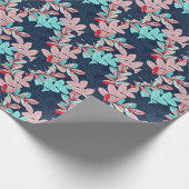 Tropische palmbladeren:  cadeaupapier (Hoek)