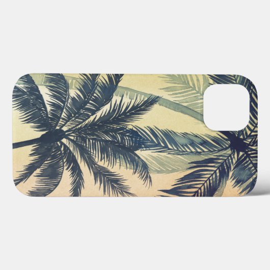 Tropische palmbladeren Case-Mate iPhone case (Achterkant (horizontaal))