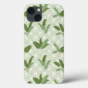 Tropische palmbladeren iPhone 13 hoesje
