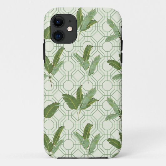 Tropische palmbladeren Case-Mate iPhone case (Achterkant)