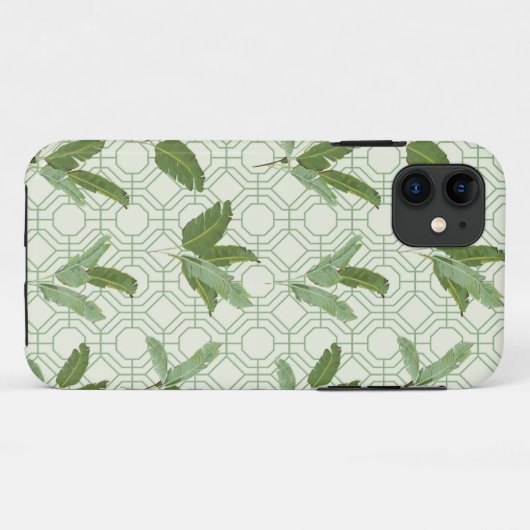 Tropische palmbladeren Case-Mate iPhone case (Achterkant (horizontaal))