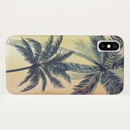 Tropische palmbladeren Case-Mate iPhone case (Achterkant (horizontaal))