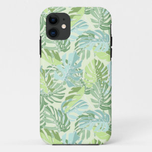 Tropische palmbladeren iPhone 11 hoesje