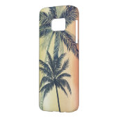 Tropische palmbladeren Case-Mate samsung galaxy hoesje (Achterkant Links)