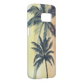 Tropische palmbladeren Case-Mate samsung galaxy hoesje (Back/Rechts)