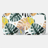 Tropische palmbladeren: decoratieve elementen. Case-Mate iPhone case (Achterkant (horizontaal))
