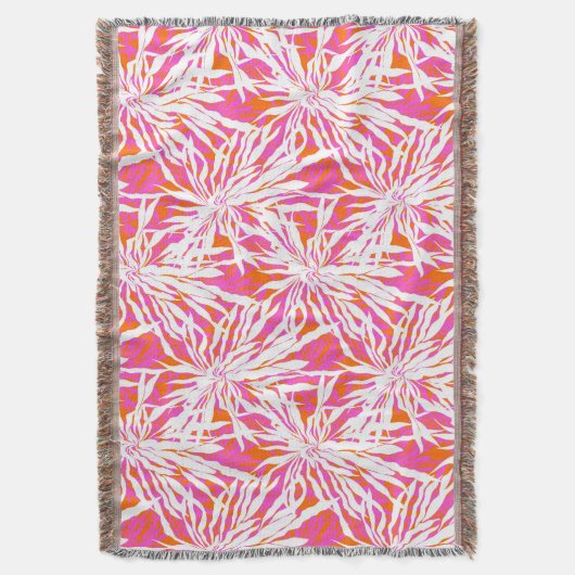 Tropische palmbladeren deken (Voorkant Verticaal)