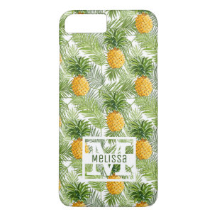 Tropische palmbladeren en ananassen   Jouw namen t Case-Mate iPhone Case