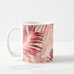 Tropische palmbladeren, Hawaïaans stijlvol patroon Koffiemok