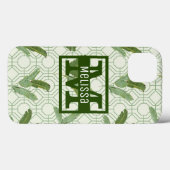 Tropische palmbladeren | Jouw namen toevoegen Case-Mate iPhone Case (Achterkant (horizontaal))