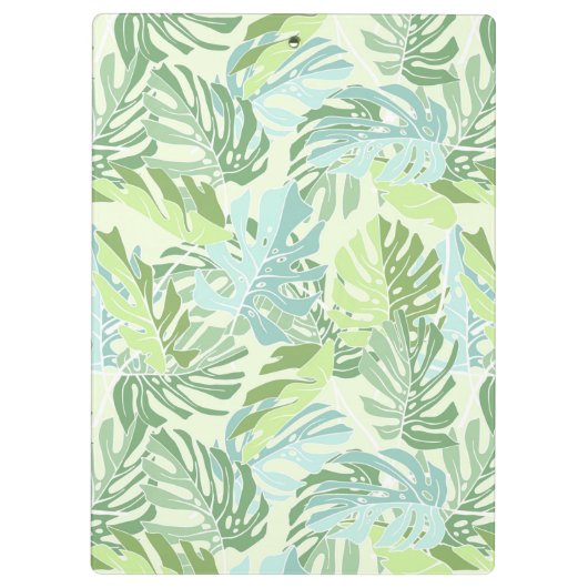 Tropische palmbladeren klembord (Achterkant)