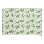 Tropische palmbladeren kussensloop (Voorkant-Links)