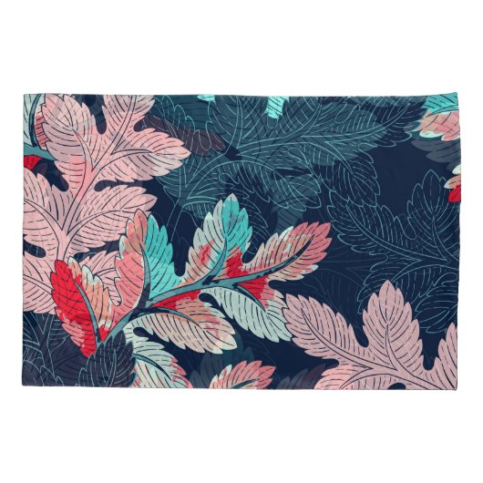 Tropische palmbladeren:  kussensloop (Achterkant)