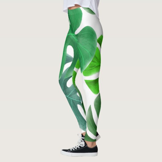 Tropische palmbladeren leggings (Links)