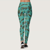 Tropische Palmbladeren Leggings (Achterkant)