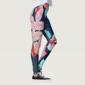 Tropische palmbladeren:  leggings (Rechts)