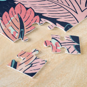 Tropische palmbladeren:  legpuzzel (Zijkant)