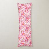 Tropische palmbladeren lichaamskussen (Achterkant (Verticaal))