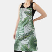 Tropische palmbladeren, monstera, bananenblad, jun schort (Insitu)