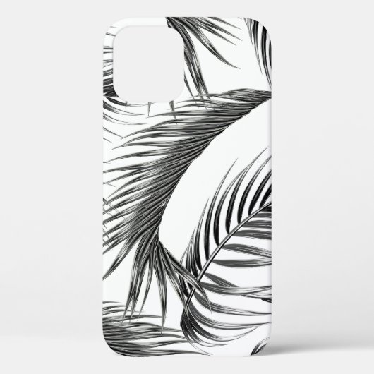 Tropische palmbladeren, naadloos oerwoud. Case-Mate iPhone case (Achterkant)