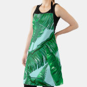 Tropische palmbladeren naadloze  florale pasta schort (Insitu)